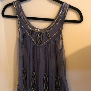 Sequined top from Urban Outfitters.